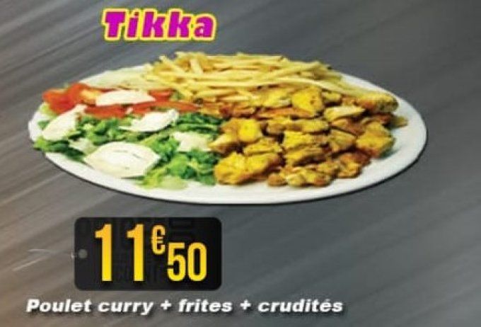 assiette chicken ou tikka